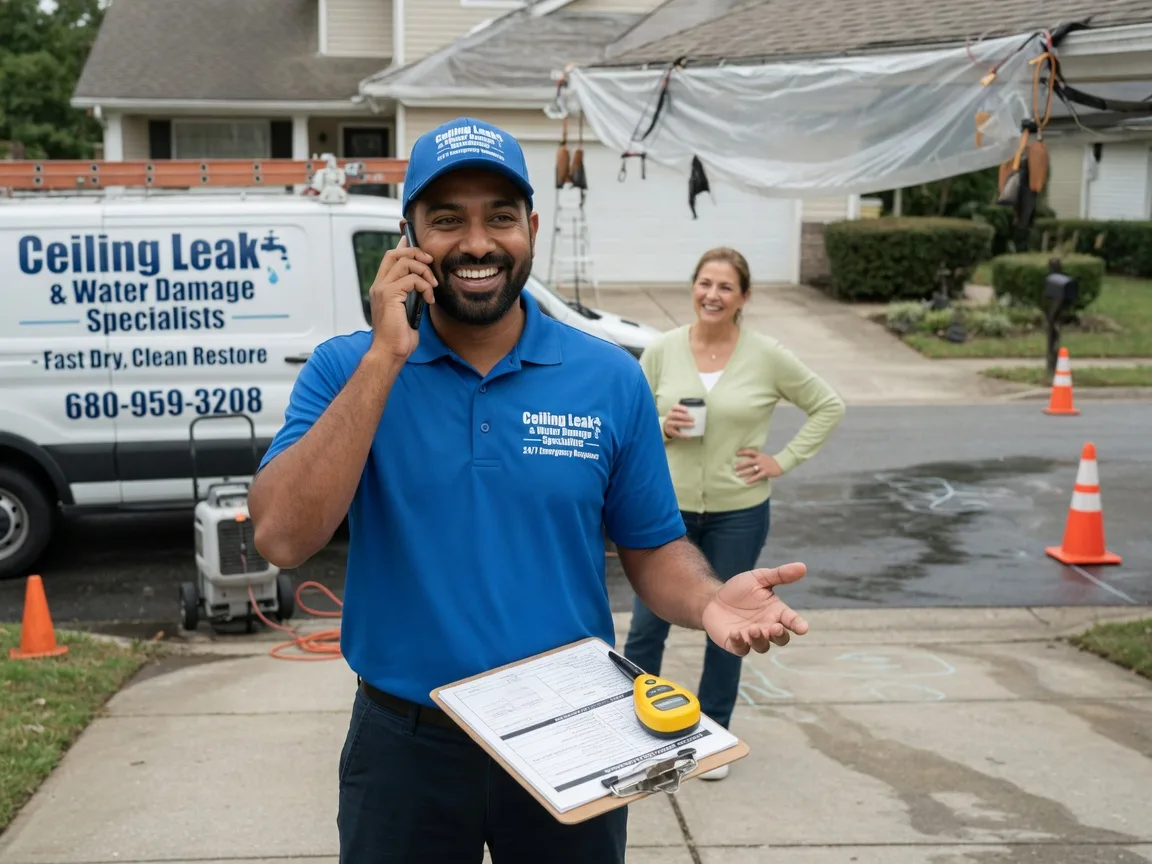 Ceiling Leak Cleanup Spickard, MO FAQs
